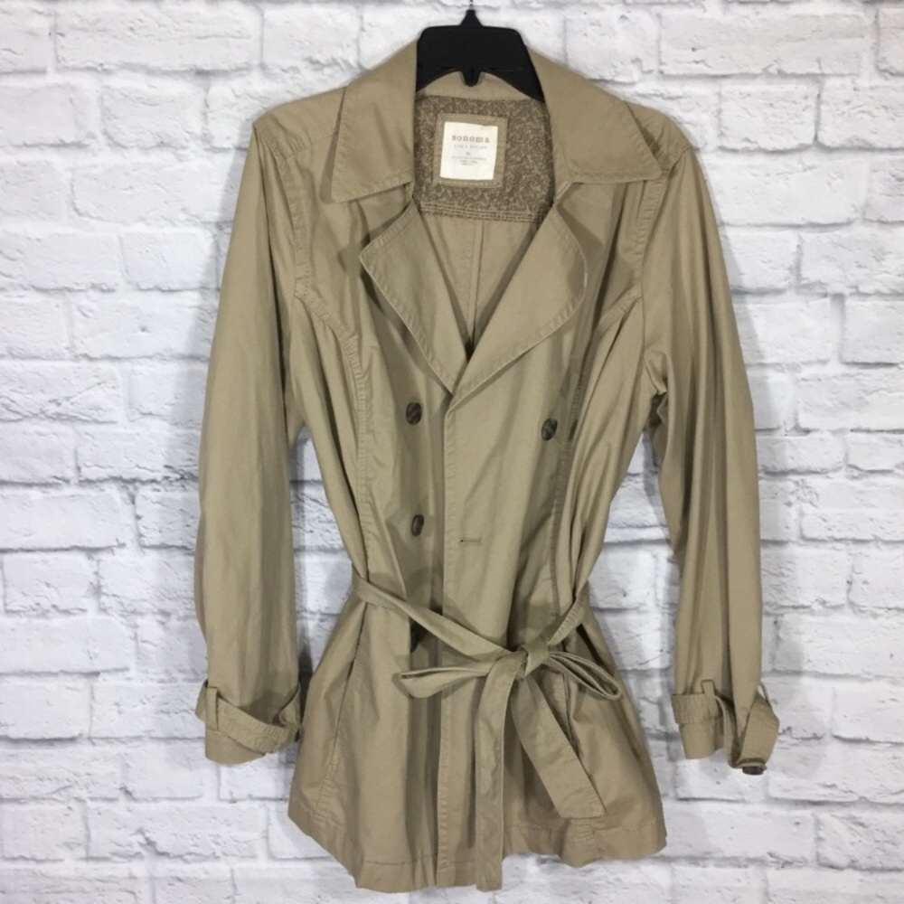 Sonoma XL Tan Trench Coat